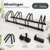 Ceruzo Fietsenrek voor 4 Fietsen - 100 cm - Vloermontage - Zwart Ceruzo Fietsenrek voor 4 Fietsen - 100 cm - Vloermontage - Zwart