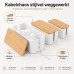 Ceruzo Kabelbox Wit - 3-delig Ceruzo Kabelbox Wit - 3-delig