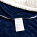 Ceruzo Sherpa Fleece Deken - 150x200 cm - Blauw