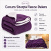 Ceruzo Sherpa Fleece Deken - 150x200 cm - Paars Ceruzo Sherpa Fleece Deken - 150x200 cm - Paars