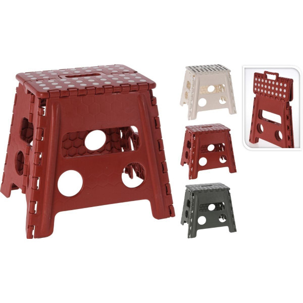 Opstap Kruk - Rood - Vouwbaar Opstap Kruk - Rood - Vouwbaar