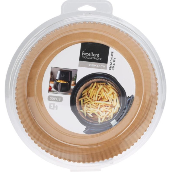 Airfryer Bakpapier Rond - 50x Airfryer Bakpapier Rond - 50x