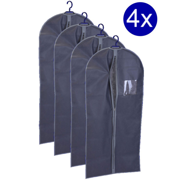 4x Kledinghoes met rits - 60x135cm 4x Kledinghoes met rits - 60x135cm