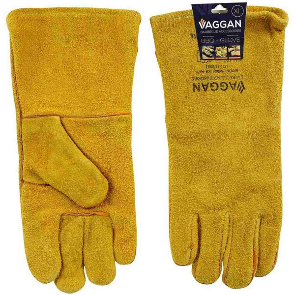 Vaggan BBQ Handschoenen - Leer Vaggan BBQ Handschoenen - Leer