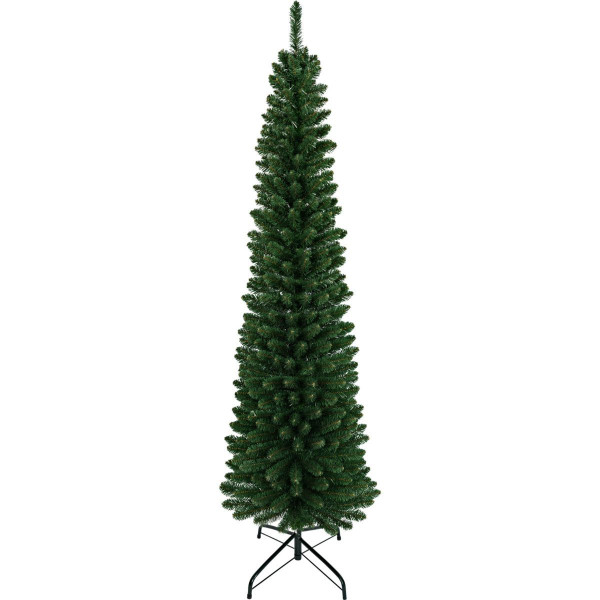 Kerstboom - Smalle Kunstkerstboom - 180 cm - metalen standaard Kerstboom - Smalle Kunstkerstboom - 180 cm - metalen standaard