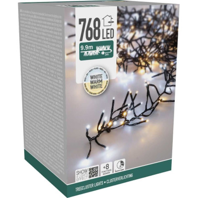 Treecluster Kerstboomverlichting - 768led - TwoTone