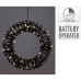Verlichte Krans - Zwart - 30 cm - 50 led Verlichte Krans - Zwart - 30 cm - 50 led
