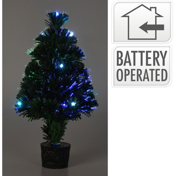 Kerstboom met Verlichting - Fiber Optic - 45 cm - Multicolor Kerstboom met Verlichting - Fiber Optic - 45 cm - Multicolor