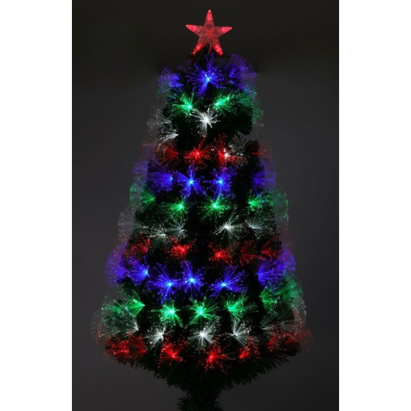 Kerstboom met Verlichting - Fiber Optic - 90 cm - multicolor