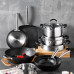 Masterpro Wokpan - Inductie - 28 x 7.2 cm - Foodies Collection