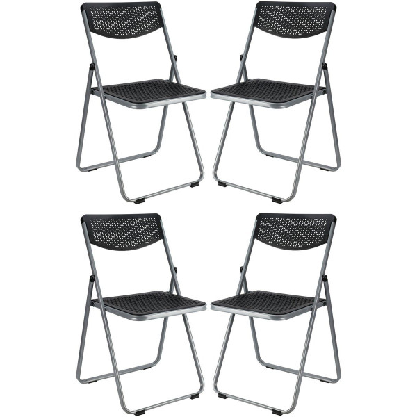 4 Delige Klapstoelenset 4 Delige Klapstoelenset