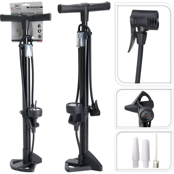 Fietspomp Staand met Manometer Fietspomp Staand met Manometer