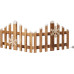 Kersthek 76cm - met led verlichting - hout Kersthek 76cm - met led verlichting - hout