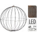 Lichtbol 240 led - Metaal - 40 cm - Kerstverlichting - met Timer - extra warm wit Lichtbol 240 led - Metaal - 40 cm - Kerstverlichting - met Timer - extra warm wit