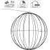 Lichtbol 240 led - Metaal - 40 cm - Kerstverlichting - met Timer - extra warm wit Lichtbol 240 led - Metaal - 40 cm - Kerstverlichting - met Timer - extra warm wit