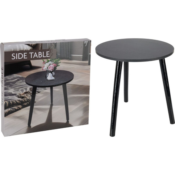 Bijzettafel Zwart - 40cm Bijzettafel Zwart - 40cm