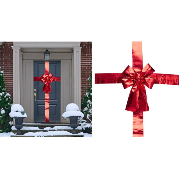 Deurstrik Rood - Kerst Deurstrik Rood - Kerst