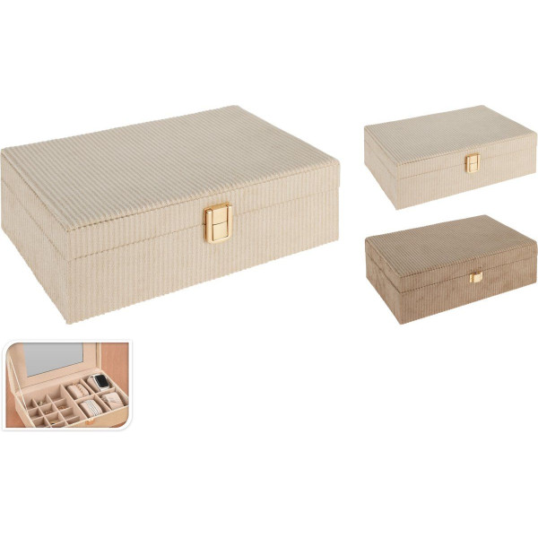 Juwelenbox Ribfluweel Juwelenbox Ribfluweel
