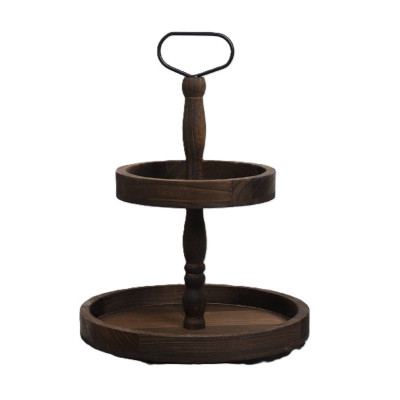 Ceruzo Etagere - Paulownia Hout - Luxe uitvoering - 40 cm hoog
