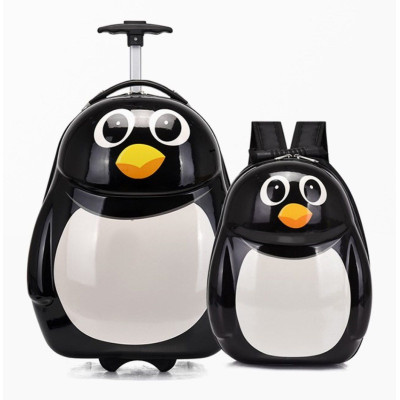 Ceruzo Handbagage Koffer en Rugzak - Pinguin