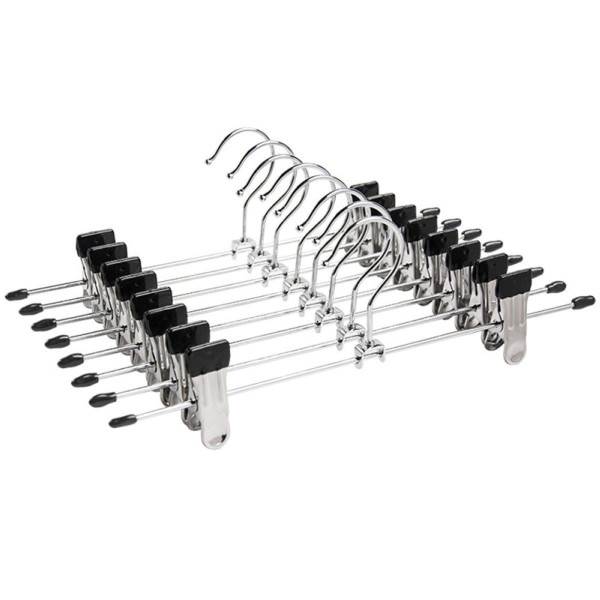Ceruzo Kledinghangers - Broekhangers met Knijpers - 20 Stuks Ceruzo Kledinghangers - Broekhangers met Knijpers - 20 Stuks
