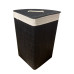 Ceruzo Bamboe Wasmand - Hoek Model - 72L - Zwart Ceruzo Bamboe Wasmand - Hoek Model - 72L - Zwart