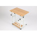 Ceruzo Laptoptafel - Verrijdbare Bedtafel - Verstelbaar in Hoogte 85cm - Tafelblad 80x40cm