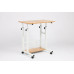 Ceruzo Laptoptafel - Verrijdbare Bedtafel - Verstelbaar in Hoogte 85cm - Tafelblad 80x40cm