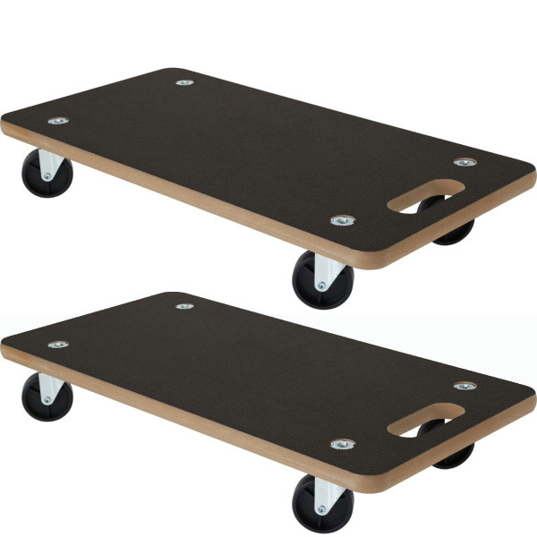 Ceruzo 2 Meubelrollers - Verhuistrolley - 250 kg - 59 x 29 cm Ceruzo 2 Meubelrollers - Verhuistrolley - 250 kg - 59 x 29 cm
