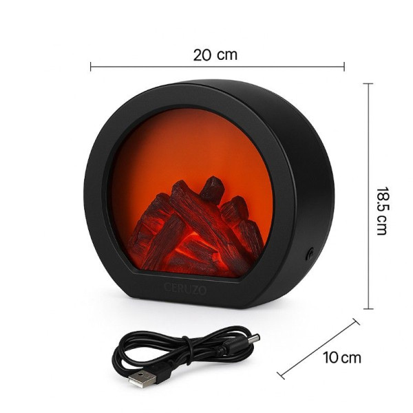 Ceruzo Led Sfeerhaard - 20x10x18 Ceruzo Led Sfeerhaard - 20x10x18