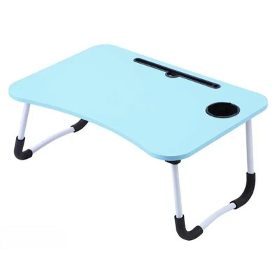 Ceruzo Opklapbare Laptoptafel - Bedtafel - 60x40 cm - Blauw