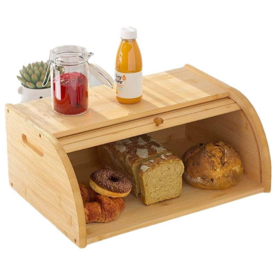 Ceruzo Broodtrommel met Rolluik - Bamboe