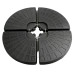 Ceruzo Parasoltegels - Vulbaar tot 66 kg - 4 Tegels - voor Kruisvoet Ceruzo Parasoltegels - Vulbaar tot 66 kg - 4 Tegels - voor Kruisvoet