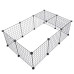 Ceruzo Dierenren voor Kleine Huisdieren - Moduleerbaar - 105x105cm Ceruzo Dierenren voor Kleine Huisdieren - Moduleerbaar - 105x105cm
