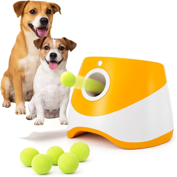 Ceruzo Automatische Ballenwerper - Oplaadbaar - 3 Werpsafstanden - 6 ballen Ceruzo Automatische Ballenwerper - Oplaadbaar - 3 Werpsafstanden - 6 ballen