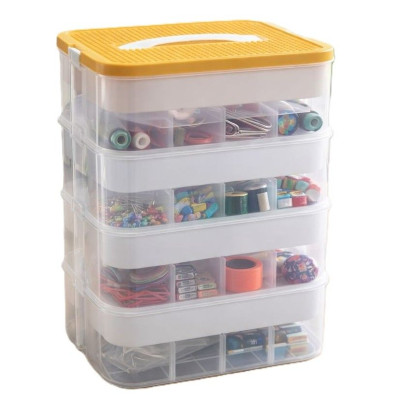 Ceruzo Opbergbox - Stapelbaar - 4 Lagen