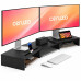 Ceruzo Monitor Standaard - Zwart - Verstelbaar - Verhoger voor 2 Schermen Ceruzo Monitor Standaard - Zwart - Verstelbaar - Verhoger voor 2 Schermen