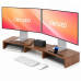 Ceruzo Monitor Standaard - Bruin - Verstelbaar - Verhoger voor 2 Schermen Ceruzo Monitor Standaard - Bruin - Verstelbaar - Verhoger voor 2 Schermen