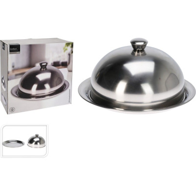 Stolp met Dienblad - RVS - 30cm