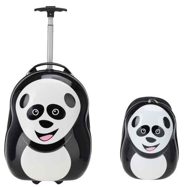 Handbagage Koffer en Rugzak - Panda Handbagage Koffer en Rugzak - Panda
