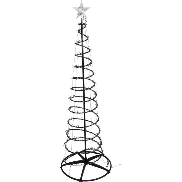 Kerstboom 180 cm - warm wit - waterval effect