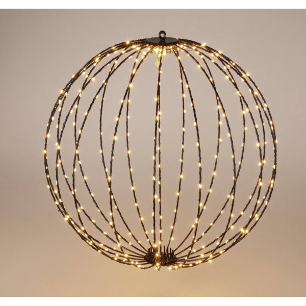 Lichtbol 400 led - Metaal - 60 cm - met Timer - warm wit Lichtbol 400 led - Metaal - 60 cm - met Timer - warm wit