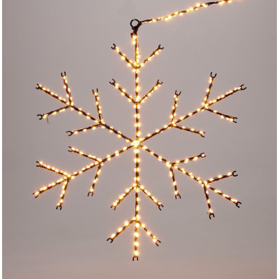 Sneeuwvlok - Kerstverlichting - 37 cm -Timer - Dimmer