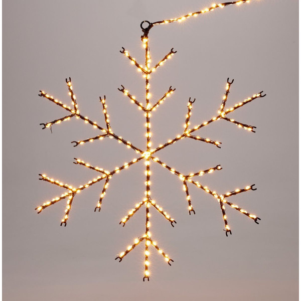 Sneeuwvlok - Kerstverlichting - 37 cm -Timer - Dimmer
