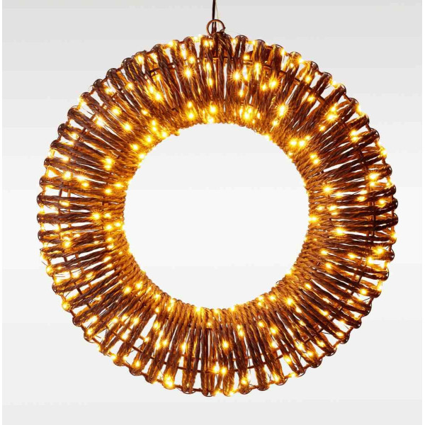 Verlichte Kerstkrans - 38 cm - 400 led Verlichte Kerstkrans - 38 cm - 400 led