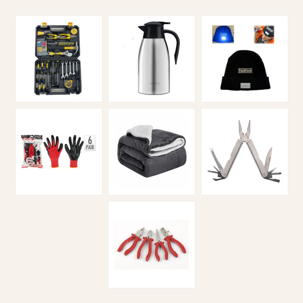Kerstpakket Bouw en techniek Groot: Warm en praktisch