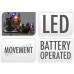 Kersttafereel - Trein - met verlichting en beweging - op batterijen Kersttafereel - Trein - met verlichting en beweging - op batterijen