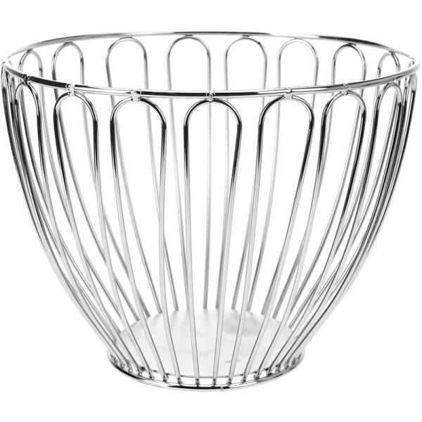 Fruitmand - Chroom - Ø23,7 cm Fruitmand - Chroom - Ø23,7 cm