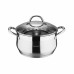 Bergner RVS Pannenset Gourmet - 4 Kookpannen met Deksels - Inductie Bergner RVS Pannenset Gourmet - 4 Kookpannen met Deksels - Inductie