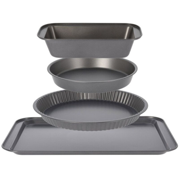 La Cucina Bakvormen Set - 4 delig - Diverse Maten La Cucina Bakvormen Set - 4 delig - Diverse Maten